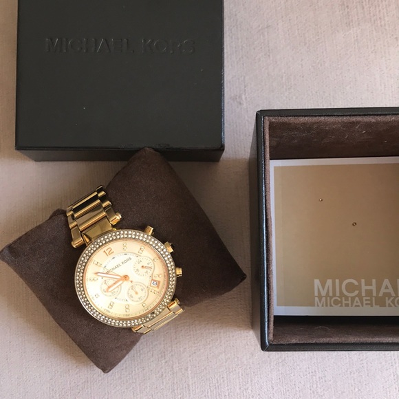 MICHAEL KORS Parker Gold-Tone Watch - Picture 3 of 8